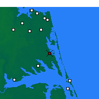 Nearby Forecast Locations - Currituck - карта
