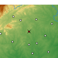 Nearby Forecast Locations - Линкольнтон - карта