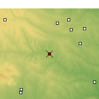 Nearby Forecast Locations - Chickasha - карта