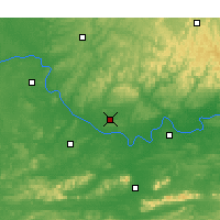 Nearby Forecast Locations - Sallisaw - карта