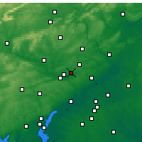 Nearby Forecast Locations - Филадельфия - карта