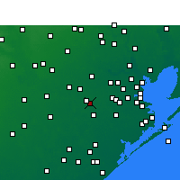 Nearby Forecast Locations - Хьюстон - карта
