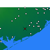Nearby Forecast Locations - Бей-Сити - карта