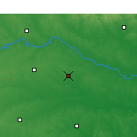 Nearby Forecast Locations - Кларксвилл - карта