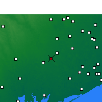 Nearby Forecast Locations - Уортон - карта