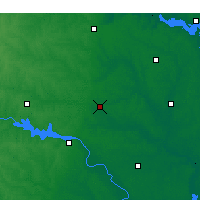 Nearby Forecast Locations - Emporia - карта