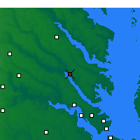 Nearby Forecast Locations - West Point - карта