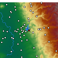 Nearby Forecast Locations - El Dorado Hills - карта