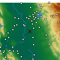 Nearby Forecast Locations - Элк-Гров - карта