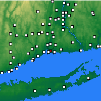 Nearby Forecast Locations - East Haven - карта