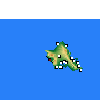 Nearby Forecast Locations - Waianae - карта