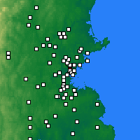 Nearby Forecast Locations - Молден - карта