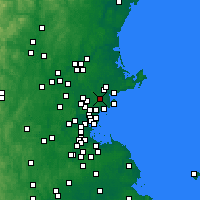 Nearby Forecast Locations - Пибоди - карта