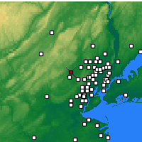 Nearby Forecast Locations - Парсиппани-Трой-Хиллс - карта