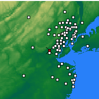 Nearby Forecast Locations - Плейнфилд - карта