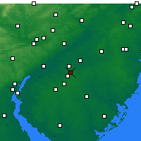 Nearby Forecast Locations - Voorhees - карта