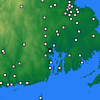 Nearby Forecast Locations - Кранстон - карта
