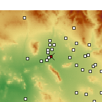 Nearby Forecast Locations - Эвондейл - карта