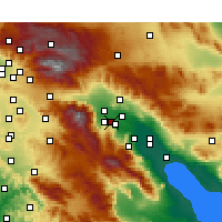 Nearby Forecast Locations - Катидрал-Сити - карта