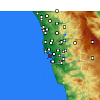 Nearby Forecast Locations - Коронадо - карта