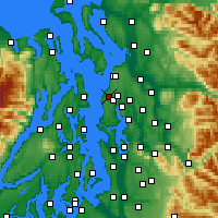 Nearby Forecast Locations - Эдмондс - карта