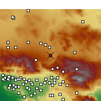 Nearby Forecast Locations - Hesperia - карта