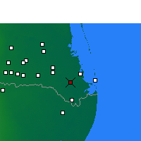 Nearby Forecast Locations - Los Fresnos - карта