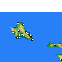 Nearby Forecast Locations - Waimānalo - карта