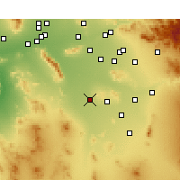 Nearby Forecast Locations - Марикопа - карта