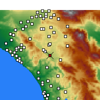 Nearby Forecast Locations - Марриета - карта