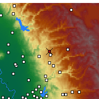 Nearby Forecast Locations - Невада-Сити - карта