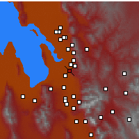 Nearby Forecast Locations - North Salt Lake - карта