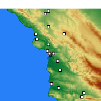 Nearby Forecast Locations - Oceano - карта