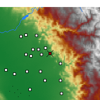 Nearby Forecast Locations - Orosi - карта