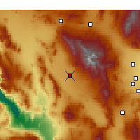 Nearby Forecast Locations - Pahrump - карта