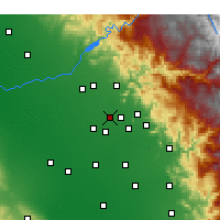 Nearby Forecast Locations - Parlier - карта