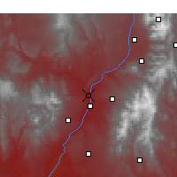 Nearby Forecast Locations - San Juan Pueblo - карта