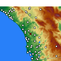 Nearby Forecast Locations - Сан-Маркос - карта