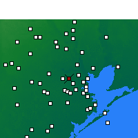 Nearby Forecast Locations - South Houston - карта