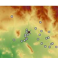 Nearby Forecast Locations - Sun City - карта