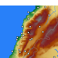 Nearby Forecast Locations - Faraya - карта