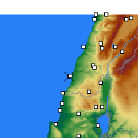 Nearby Forecast Locations - Aadloun - карта