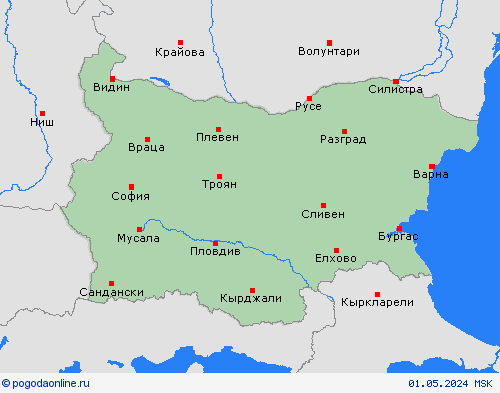  Болгария Европа пргностические карты
