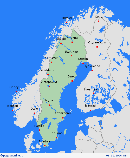  Швеция Европа пргностические карты