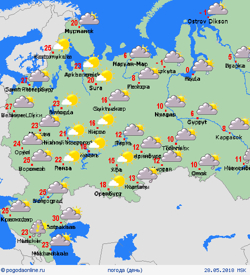 обзор Россия Россия пргностические карты