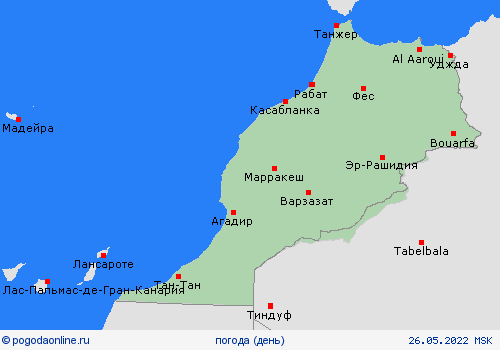 обзор Марокко Африка пргностические карты