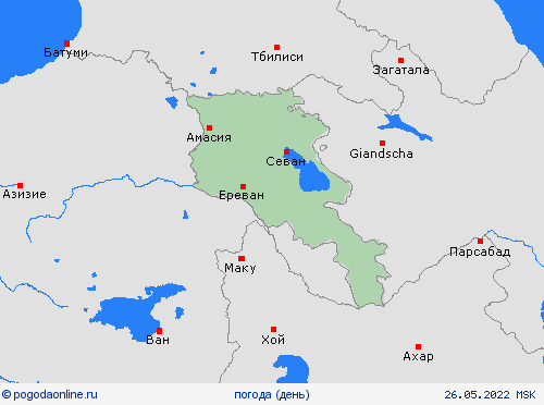 обзор Армения Азия пргностические карты