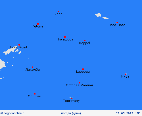 обзор Тонга Океания пргностические карты