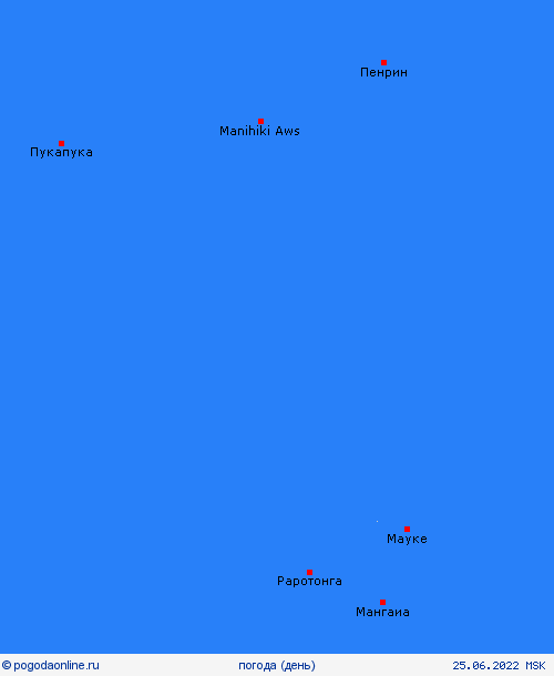 обзор Острова Кука Океания пргностические карты