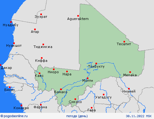 обзор Мали Африка пргностические карты